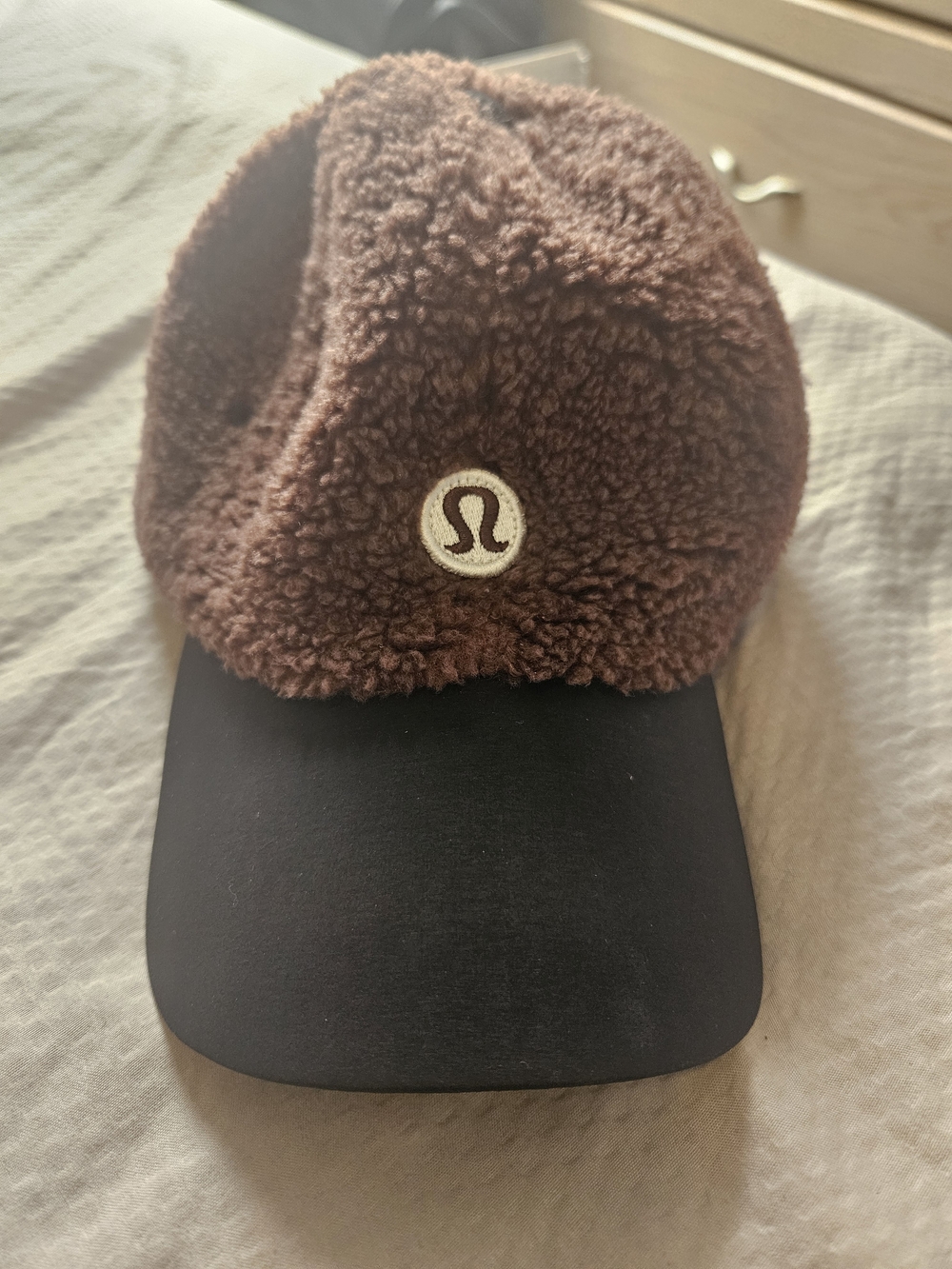 Lululemon Brown Sherpa Baseball Cap